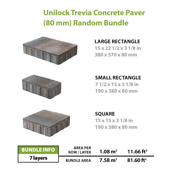 Unilock Trevia Concrete Paver